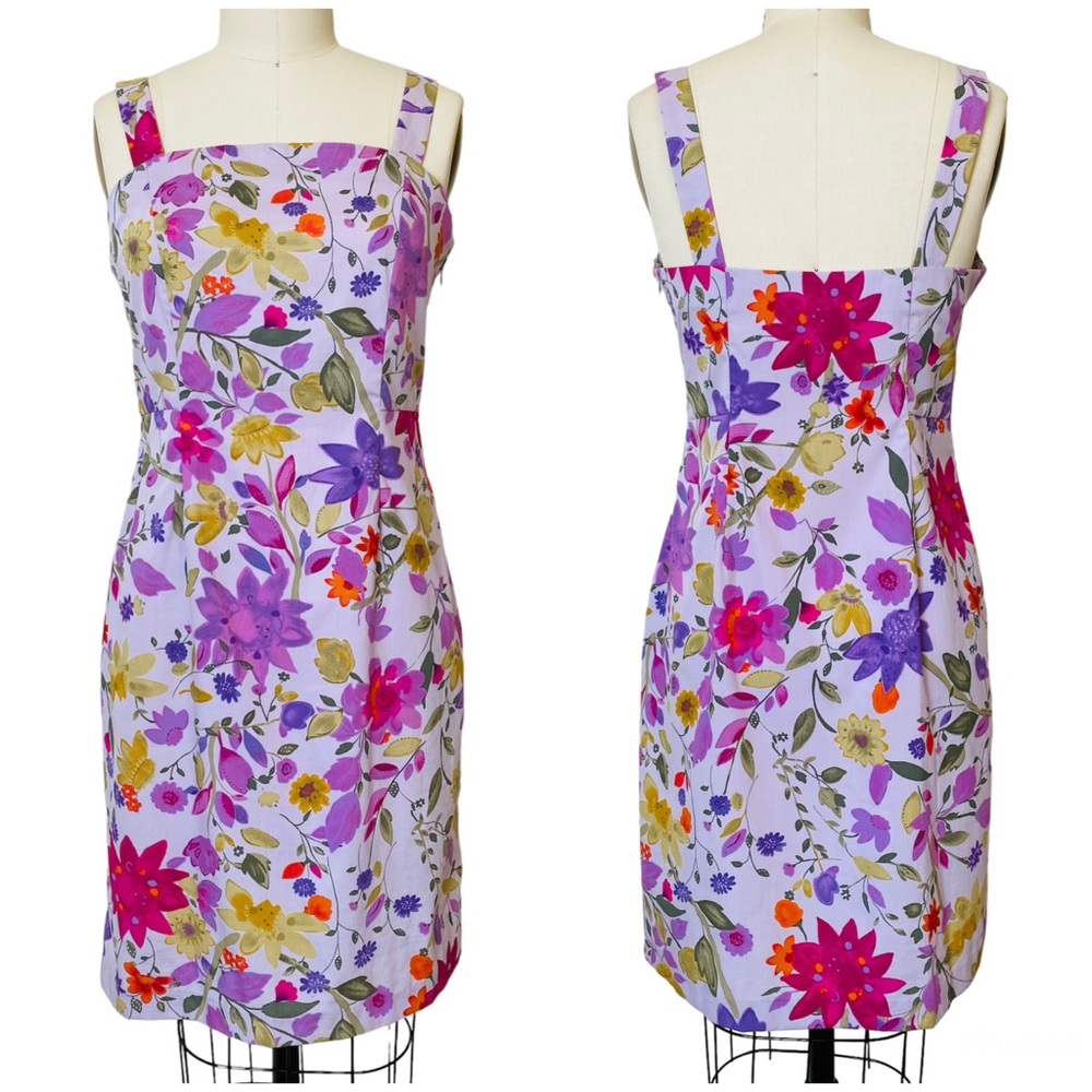 Vintage 90’s/Y2K SIGRID OLSEN Floral Dress